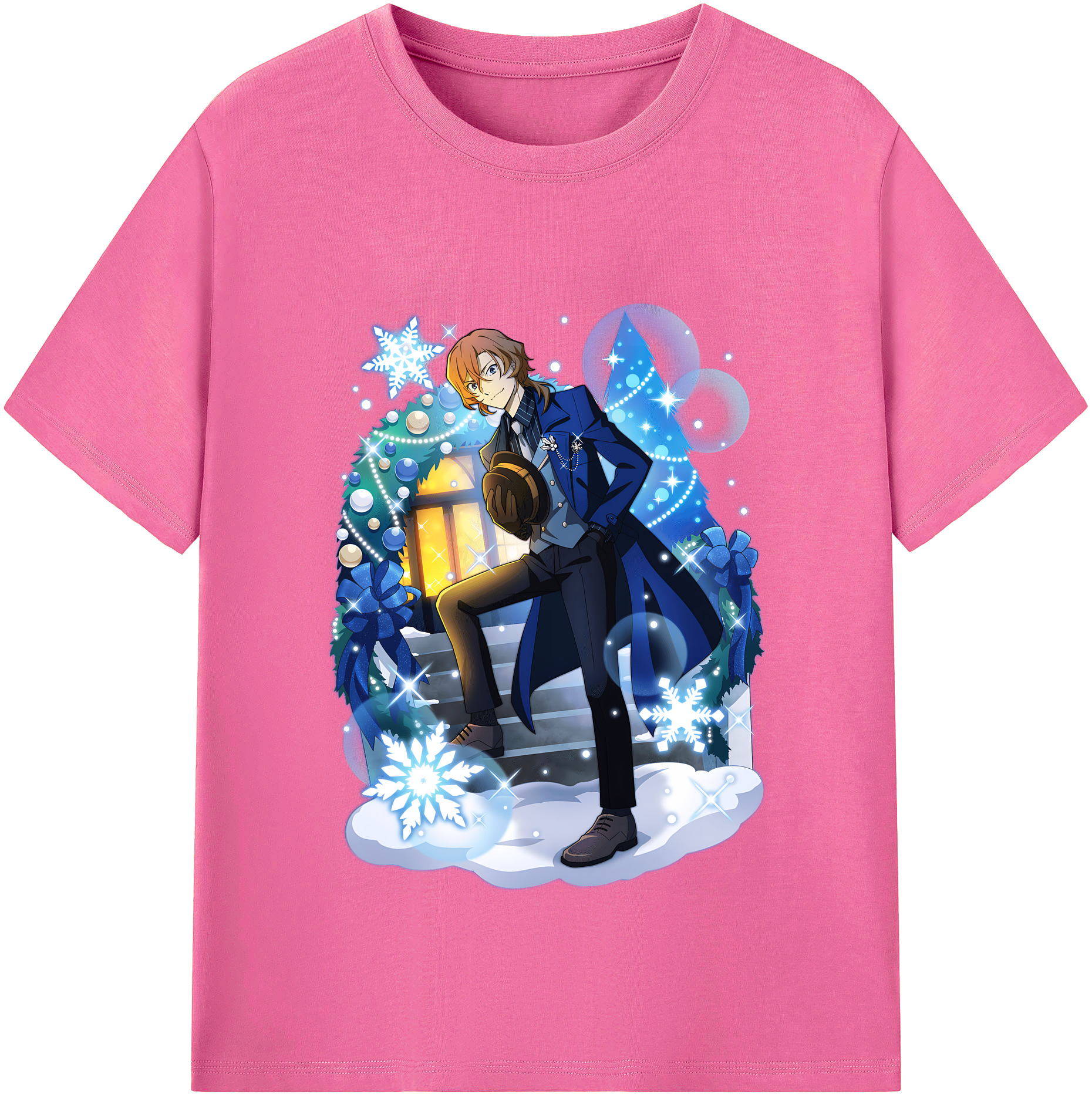 （画像用） 文豪ストレイドッグス Bungo Stray Dogs レディースカジュアルプリントTシャツ（綿100％）